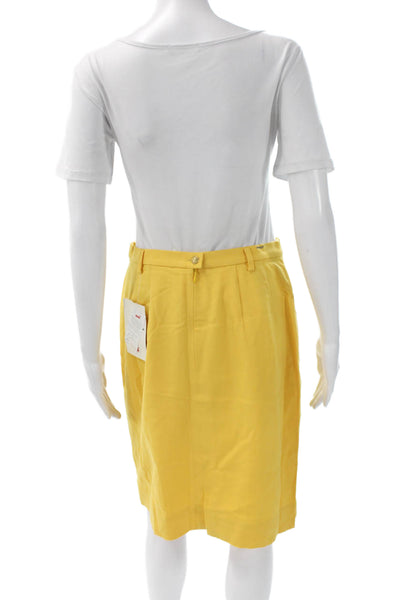 Mondi Women A-Line White Virgin Wool Skirt Size 40