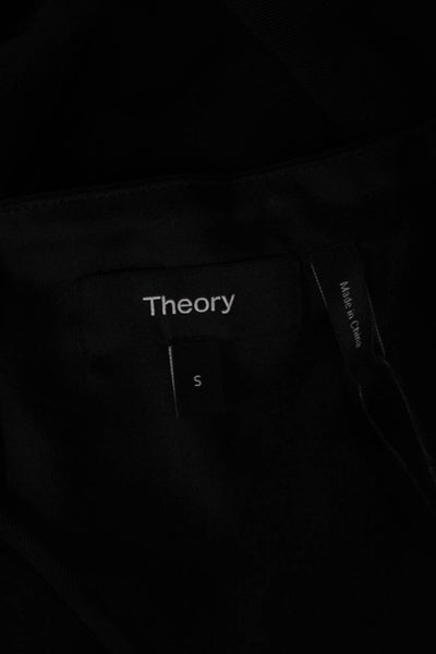 Theory Womens Basic Camisole Black Triacetate Polyethylene Sleeveless Size S