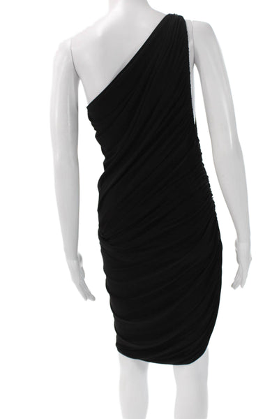 Norma Kamali Women Bodycon Dress Black Sleeveless Full Length Size S