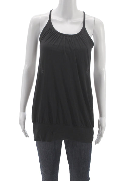 Lululemon Womens Black Camisole Sleeveless Round Neck Polyester Spandex Size 4