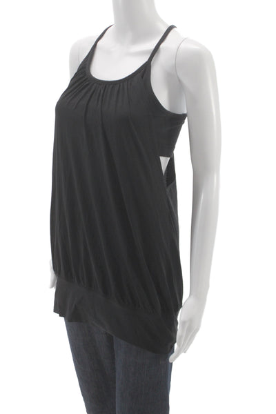 Lululemon Womens Black Camisole Sleeveless Round Neck Polyester Spandex Size 4