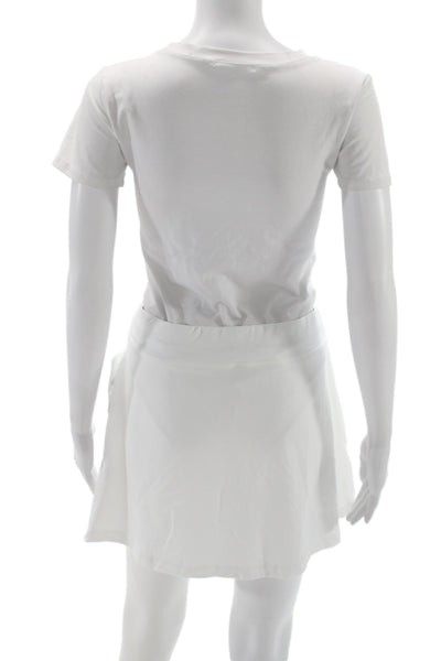 Sofibella Womens Flare Skort White Short Size XL
