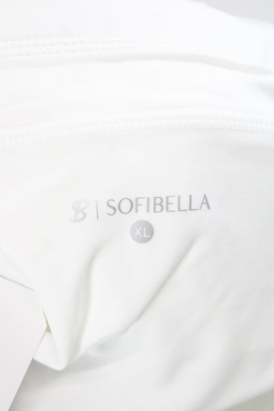 Sofibella Womens Flare Skort White Short Size XL
