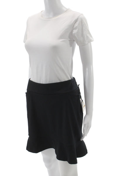 Tail Womens Black Flare Mini Skort Short Polyester Spandex Size L