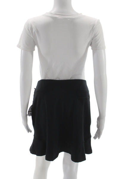 Tail Womens Black Flare Mini Skort Short Polyester Spandex Size L