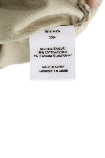 Derek Lam 10 Crosby Womens Jogger Khakis Beige Army Size 4