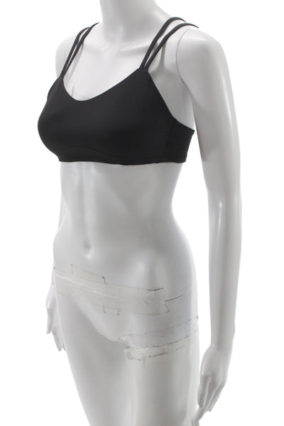 Lululemon Women's Double Back straps Sports Bra Black size S