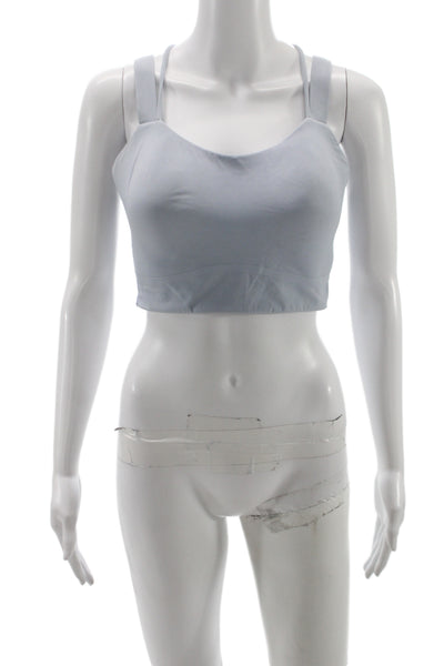 Lululemon Women's thick Double  straps Sports Bra Gray size L