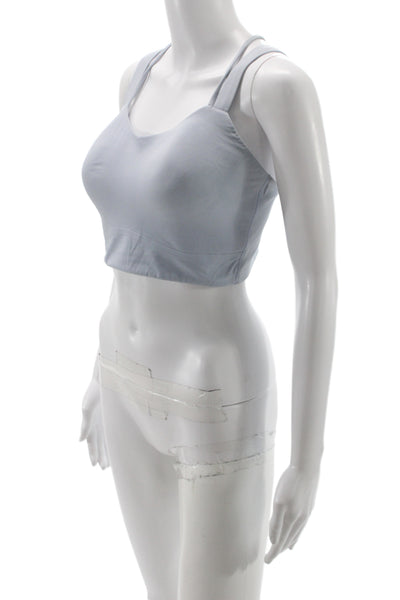 Lululemon Women's thick Double  straps Sports Bra Gray size L