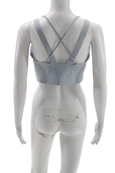 Lululemon Women's thick Double  straps Sports Bra Gray size L