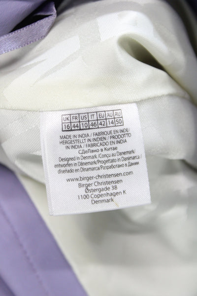 Remain Unisex Chino Shorts Purple Sheep Leather Button Designer Size 10