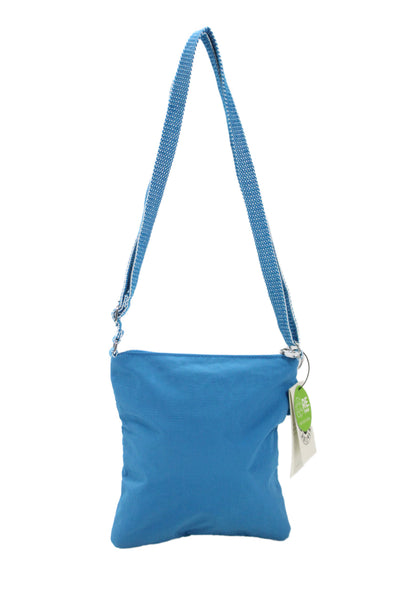 Kipling Womens Triple Zippered Pocket Crossbody Blue Size Medium