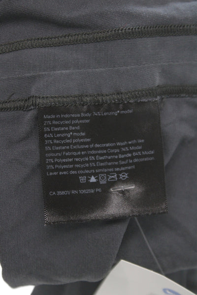 Lululemon Women Maxi Tank Dress Dark Gray Sleeveless Crew Neck Size S