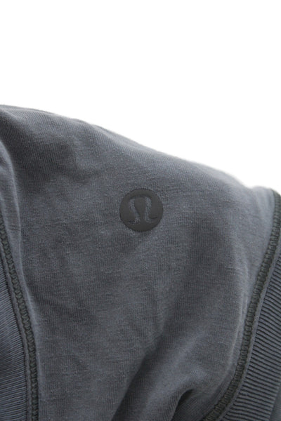 Lululemon Women Maxi Tank Dress Dark Gray Sleeveless Crew Neck Size S