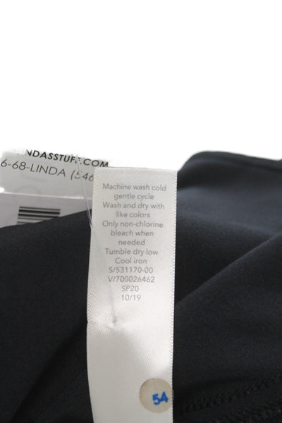 Athleta Womens Fit & Flare Tank Dress Black High Neck Sleeveless Size XS
