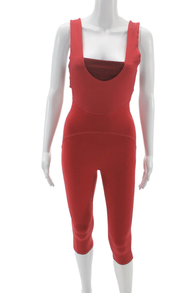FP Movement Womens Red Sleeveless Scoop Neck Jumpsuit Size XS
