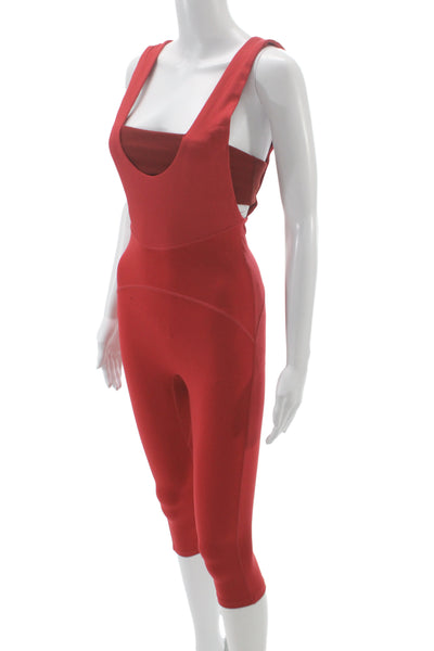 FP Movement Womens Red Sleeveless Scoop Neck Jumpsuit Size XS