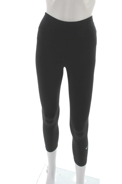 Nike Womens Black Capri Cropped Leggings Size XS