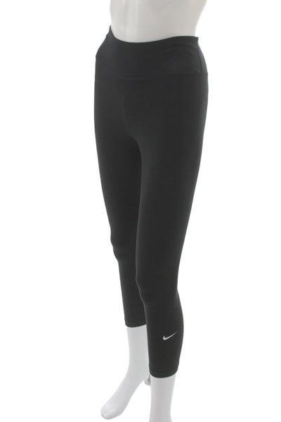 Nike Womens Black Capri Cropped Leggings Size XS
