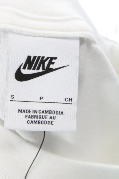 Nike Womens Jersey Graphic Crew Neck Cotton T Shirt Short Sleeve Size S
