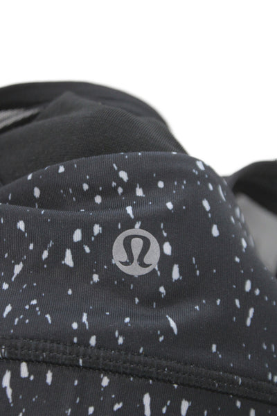 Lululemon Womens Black Sleeveless Polyester Tank Size 4