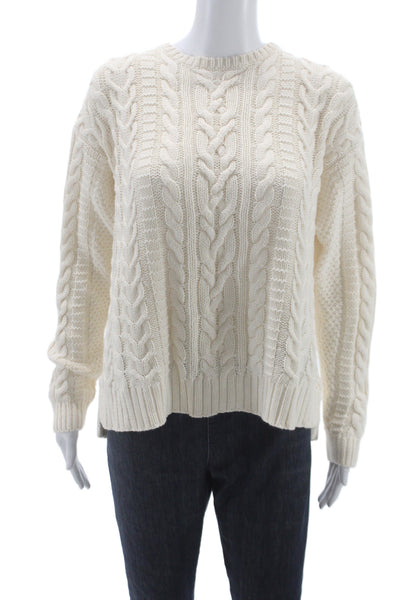 Lauren Ralph Lauren Unisex Pullover Sweater Beige Crew Neck Long Sleeve Size XL