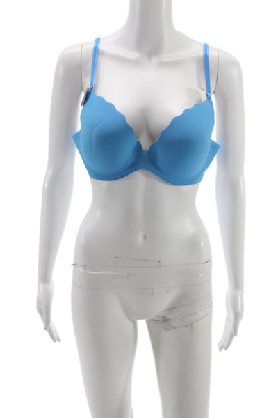 B.tempt'd by Wacoal Womens Push Up bra Blue Size 38B