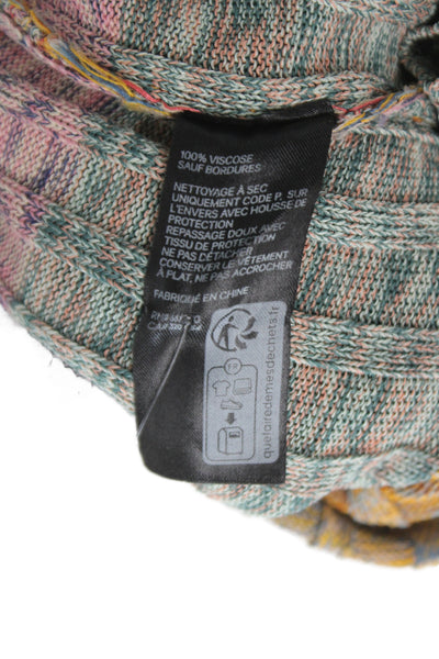 Zimmermann Womens Sweater Dress Striped Multi-Color Long Sleeve Size 0
