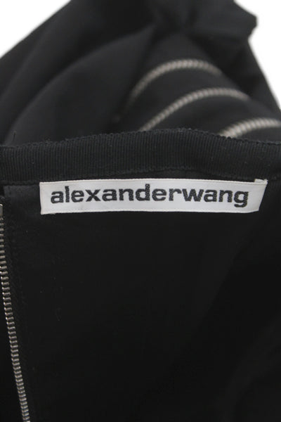 Alexander Wang Women Bodycon Maxi Dress Sleeveless Black Size 0