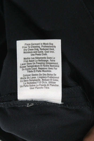 DKNYC Womens Tank Dress Black 100% Cotton Short Zip Size S