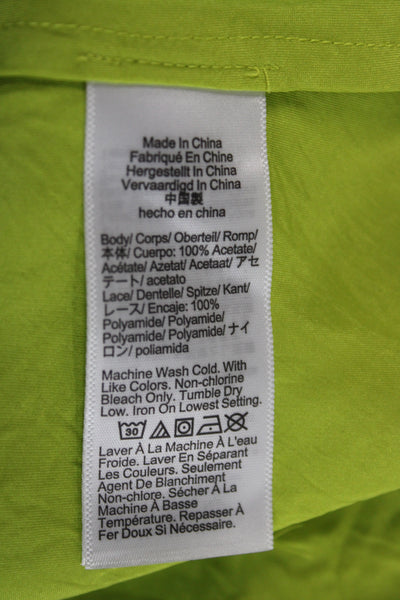 J Crew Womens A-Line Skirt Yellow Midi Size S