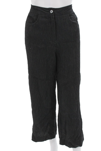 8 Seconds Womens Cropped Black Rayon Nylon Pants Size S
