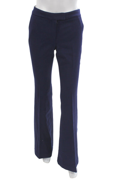 Rachel Zoe Womens Dress Pants Dark Blue Wool 34in Inseam Size 2