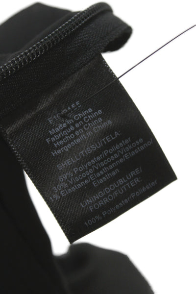 Rachel Zoe Womens Dress Pants Black Zip 34 Inseam Size 0