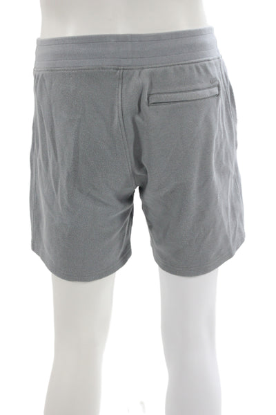 Orchard & Broome Mens Sweat Shorts Gray Pima Cotton Blend Size M