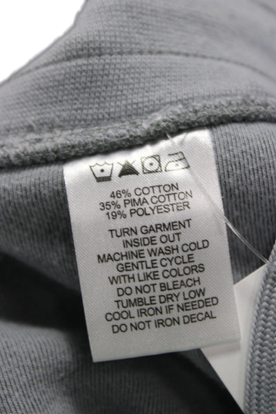 Orchard & Broome Mens Sweat Shorts Gray Pima Cotton Blend Size M