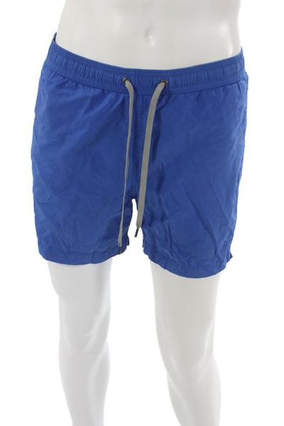 ONIA Mens Drawstring Lightweight Swim Trunks Blue Size Medium