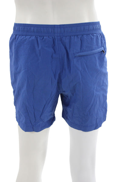 ONIA Mens Drawstring Lightweight Swim Trunks Blue Size Medium