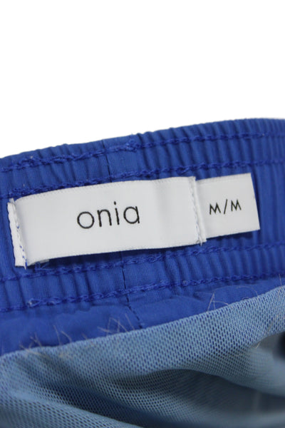 ONIA Mens Drawstring Lightweight Swim Trunks Blue Size Medium