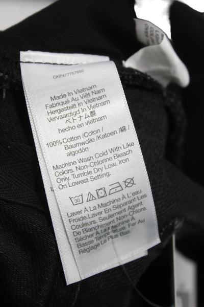 Madewell Womens Dark Gray Straight Pencil Maxi 100% Cotton Skirt Size 26