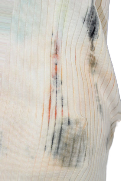 Cotton Citizen Women Basic Striped Sleeveless Tank Top Beige Size S