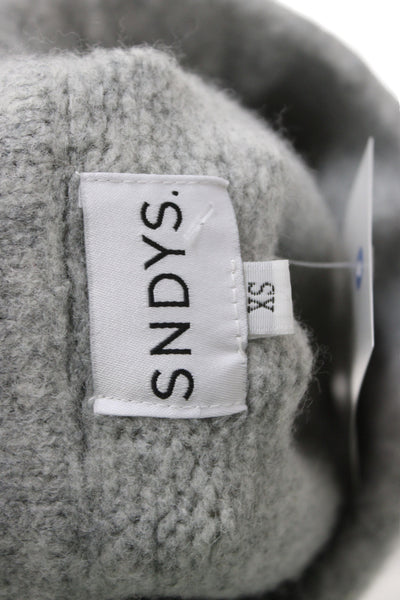 SNDYS. Women Mini Skirt Gray Size XS