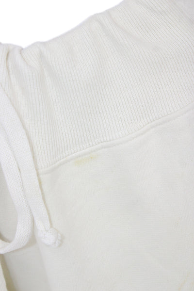 Nili Lotan Womens Jogger Sweatpants White Cotton Drawstring Designer Size M