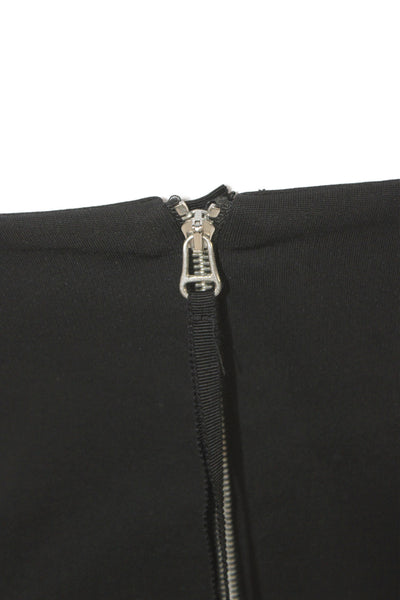 La Ligne Women Maxi Tank Dress Black Zip Sleeveless Size XS