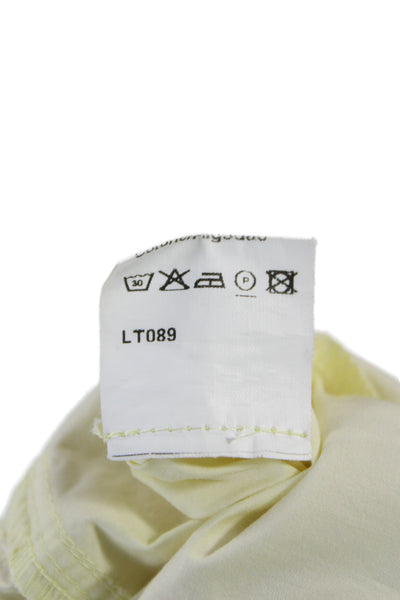 Gerard Darel Womens Sundress Yellow Cotton Sleeveless Midi Size 36