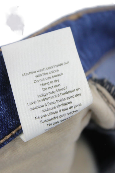 Rag & Bone Womens Straight Blue High Rise Jeans Size 27