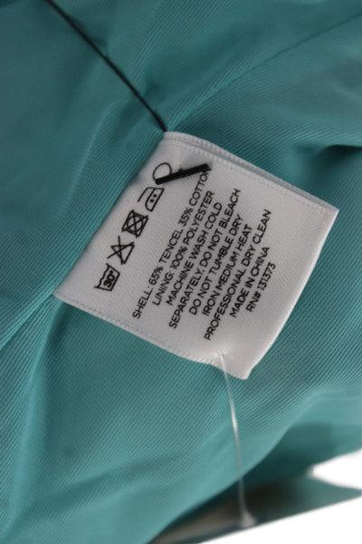 Saturdays NYC Womens Blue Square Neck Graphic Camisole Sleeveless Size 4
