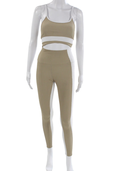 Beach Riot Womens Ankle Jeggings Tan Size S