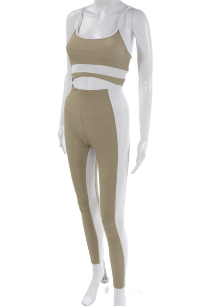 Beach Riot Womens Ankle Jeggings Tan Size S