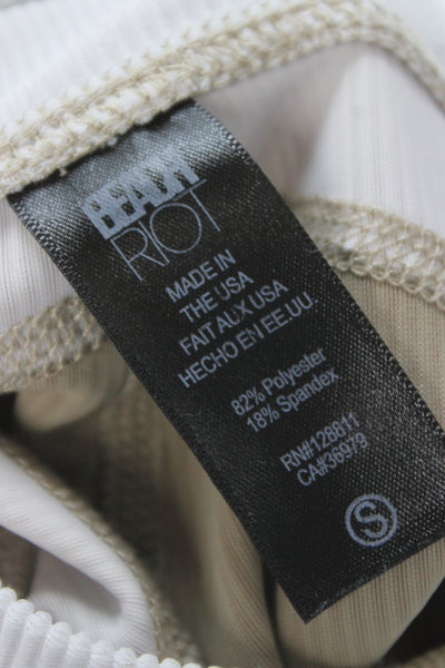 Beach Riot Womens Ankle Jeggings Tan Size S